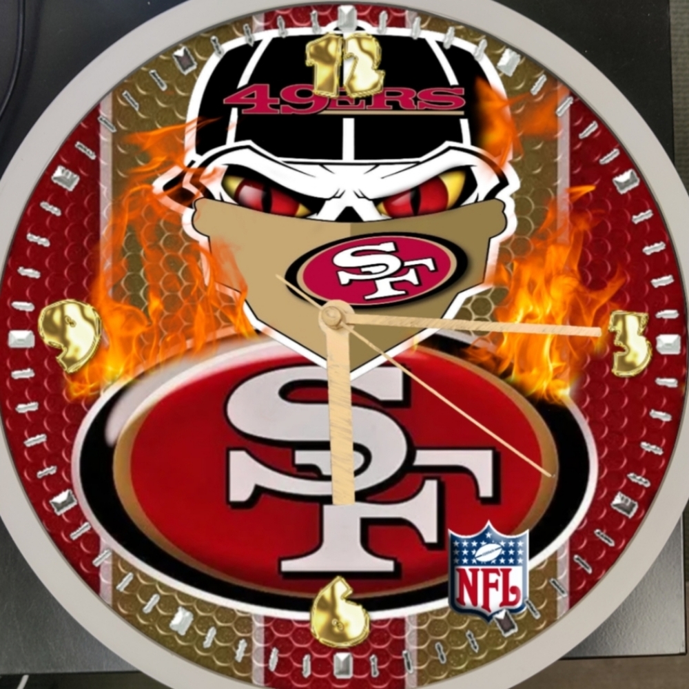 COPY - 49ers wall clock
